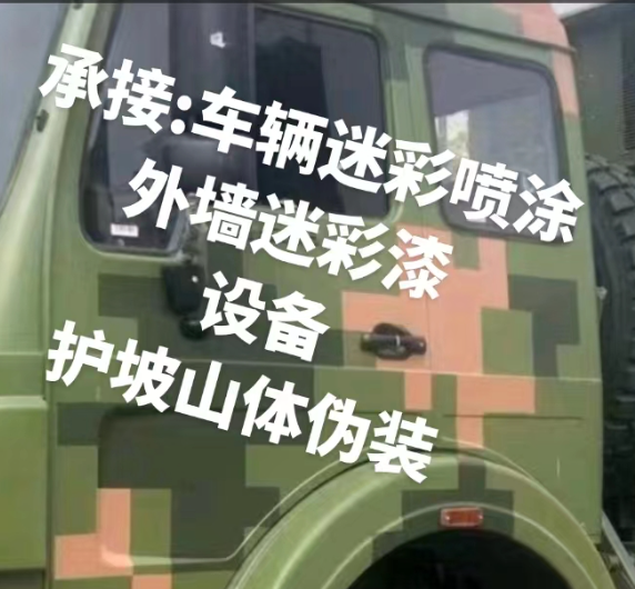 东营外墙和地面的迷彩漆施工