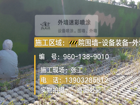 东营外墙迷彩漆材料价约 45-60 元 /k